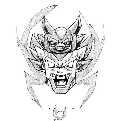 dragon ball Z  tattoo design idea