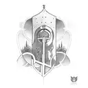 The Holy Grail tattoo design idea