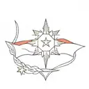 Philippine flag tattoo design idea