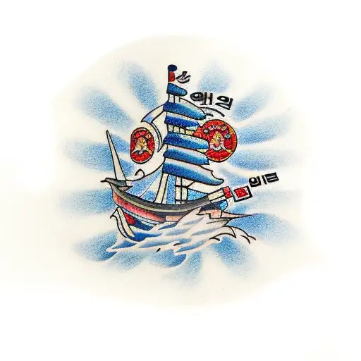 Korean  tattoo design idea