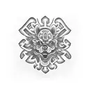 Korean flag  tattoo design idea