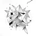little stars tattoo design idea
