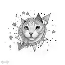 little stars tattoo design idea