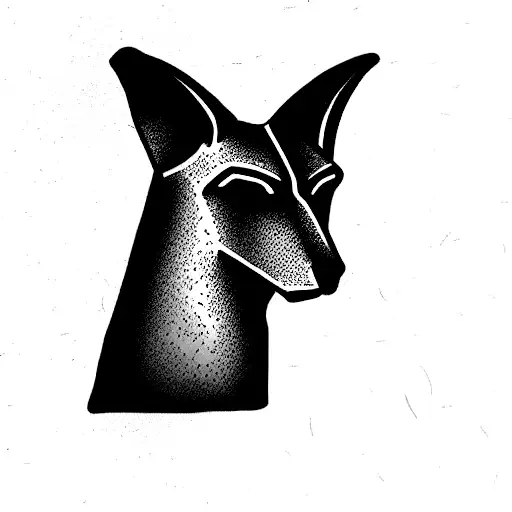 Anubis tattoo design idea