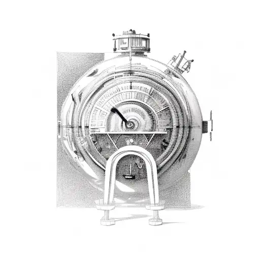 Time Machine  tattoo design idea