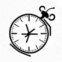 Time Machine  tattoo design idea