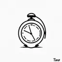 Time Machine  tattoo design idea