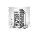 Time Machine  tattoo design idea