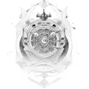 Time Machine  tattoo design idea