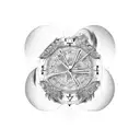 Time Machine  tattoo design idea