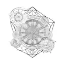 Time Machine  tattoo design idea