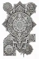 Buddhist tattoo design idea