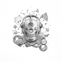 cinema ticket tattoo design idea