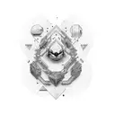 lettering msmo overlapping csjo tattoo design idea