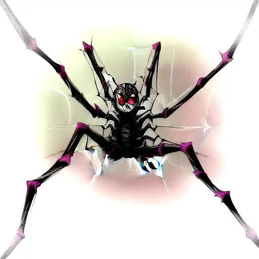 half human half spider anime