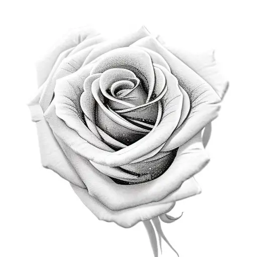 roses and elephant tattoo design idea