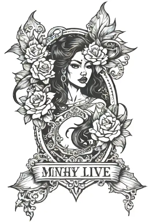 Long Live Miyah tattoo design idea