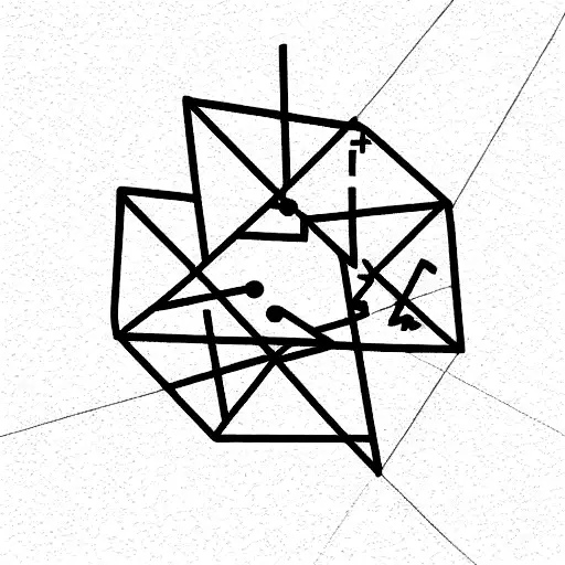 Geometry figures tattoo design idea