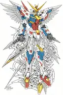 Gundam wing zero tattoo design idea