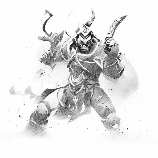 dota 2 heroes tattoo design idea