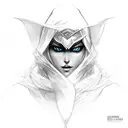 drow ranger tattoo design idea