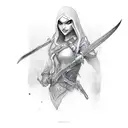 drow ranger tattoo design idea
