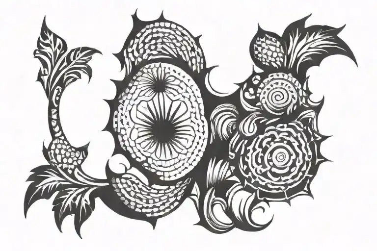 German noise tattoo design idea