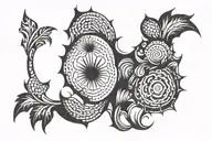 German noise tattoo design idea