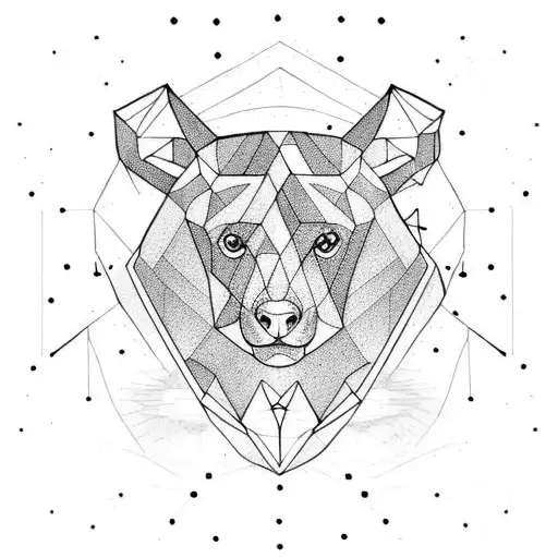ursa major tattoo design idea