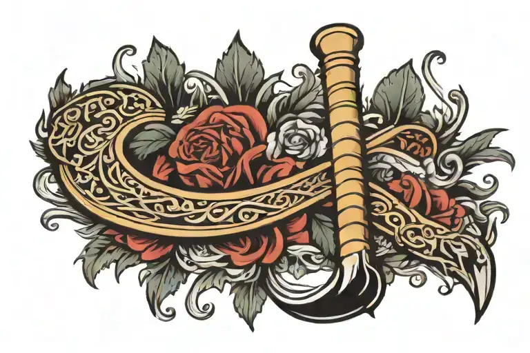 hockey stick 2006 tattoo design idea