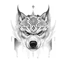 lobo tattoo design idea
