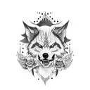 lobo tattoo design idea