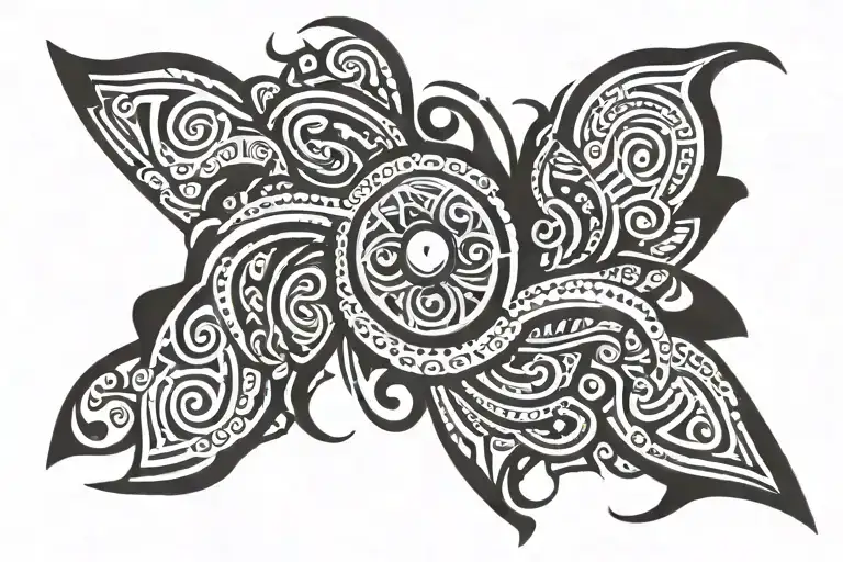 Tribal Design arm band tatto design with "DivAkhil" incorporated inside the design  tattoo design idea