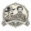 tombstone doc holliday we play for blood member tattoo design idea