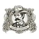 tombstone doc holliday we play for blood member tattoo design idea