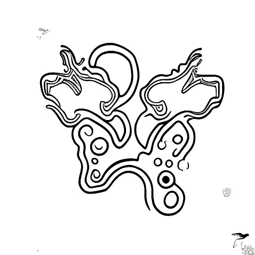 cat paw tattoo design idea