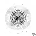 viking symbol for war and God  tattoo design idea