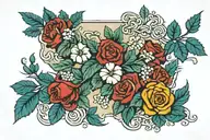 state of Georgia and state of texas tattoo design idea