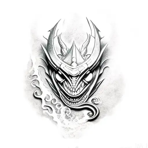 skyrim like dragon  tattoo design idea