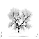 aspen, oak and willow tree  tattoo design idea