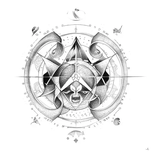 Gemini, Virgo, Scorpio and Pisces tattoo design idea
