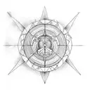 Zodiac Gemini, Virgo, Scorpio and Pisces tattoo design idea