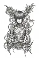 Light Yagami tattoo design idea
