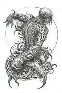 Light Yagami tattoo design idea