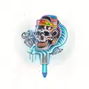 grease monkey tattoo design idea