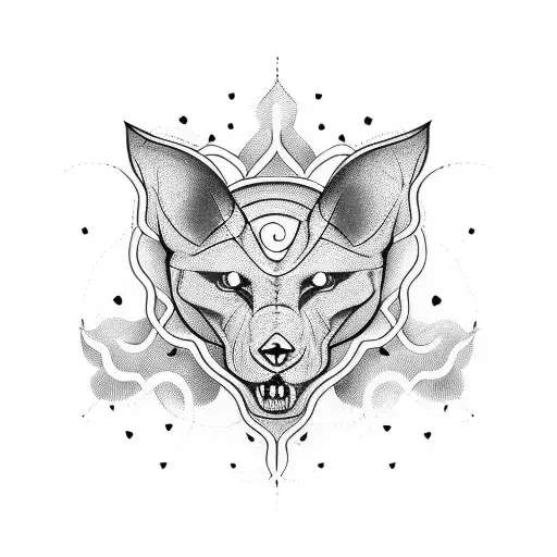 a design for a tattoo on a shoulder. it should clearly represent three main elements. these are bipolar disorder , survi tattoo design idea