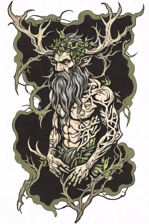 leshy tattoo design idea