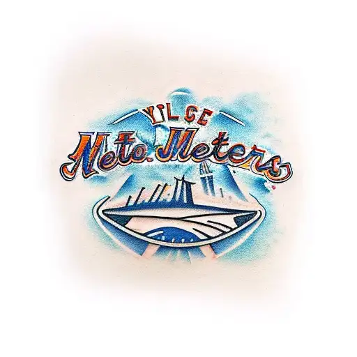 Ny Mets  tattoo design idea