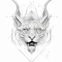 Combine names isha and harsh into a unique design tattoo design idea