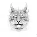 Combine names isha and harsh into a unique design tattoo design idea